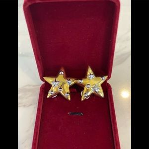 Glamorous Star Earrings- Clip On